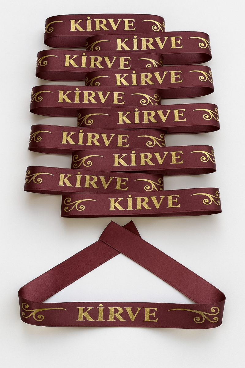 1 Adet Kolluk, Bordo Kirve Kol Kurdele Bileklik Bant, Düğün Bride Bekarlığa Veda Söz Kına Sünnet