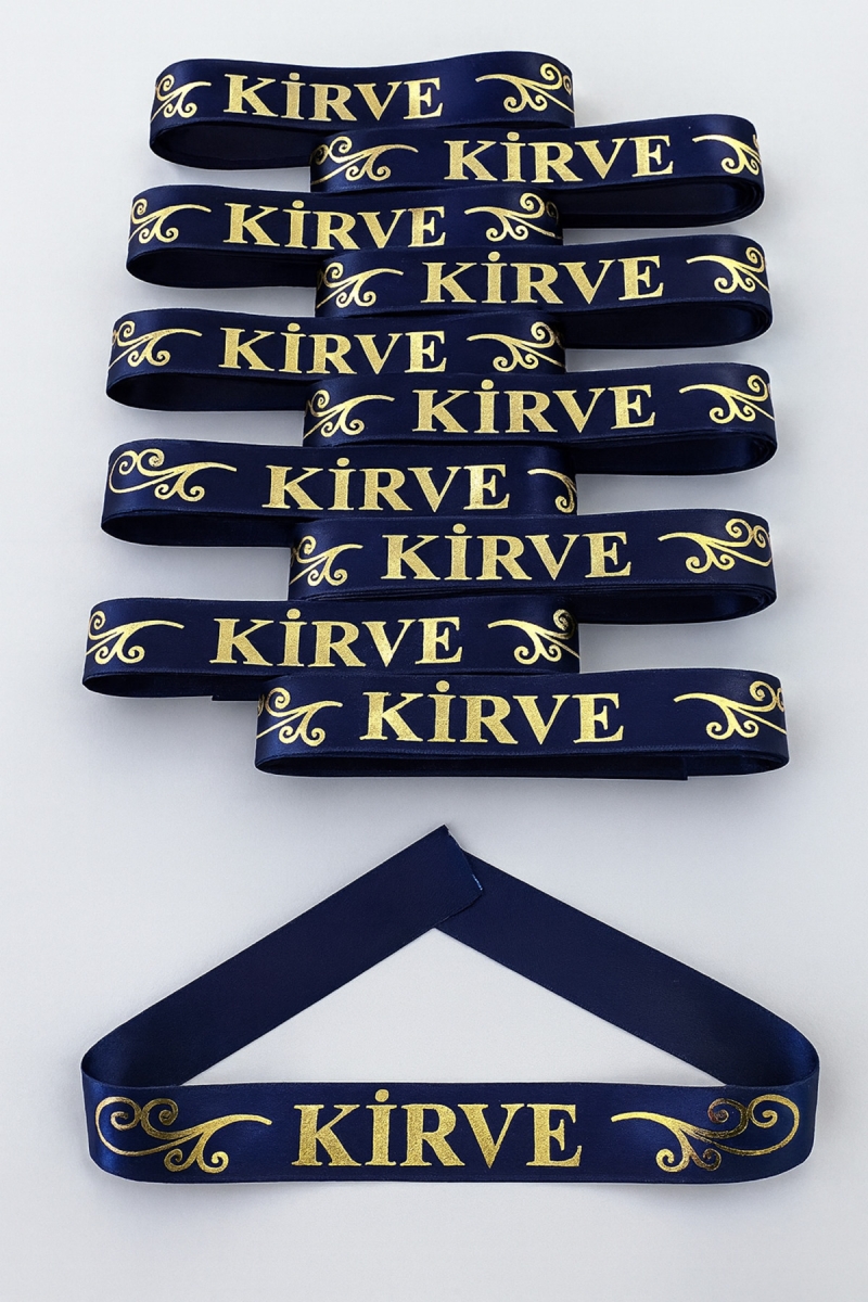 1 Adet Kolluk, Lacivert Kirve Kol Kurdele Bileklik Bant, Düğün Bride Bekarlığa Veda Söz Kına Sünnet