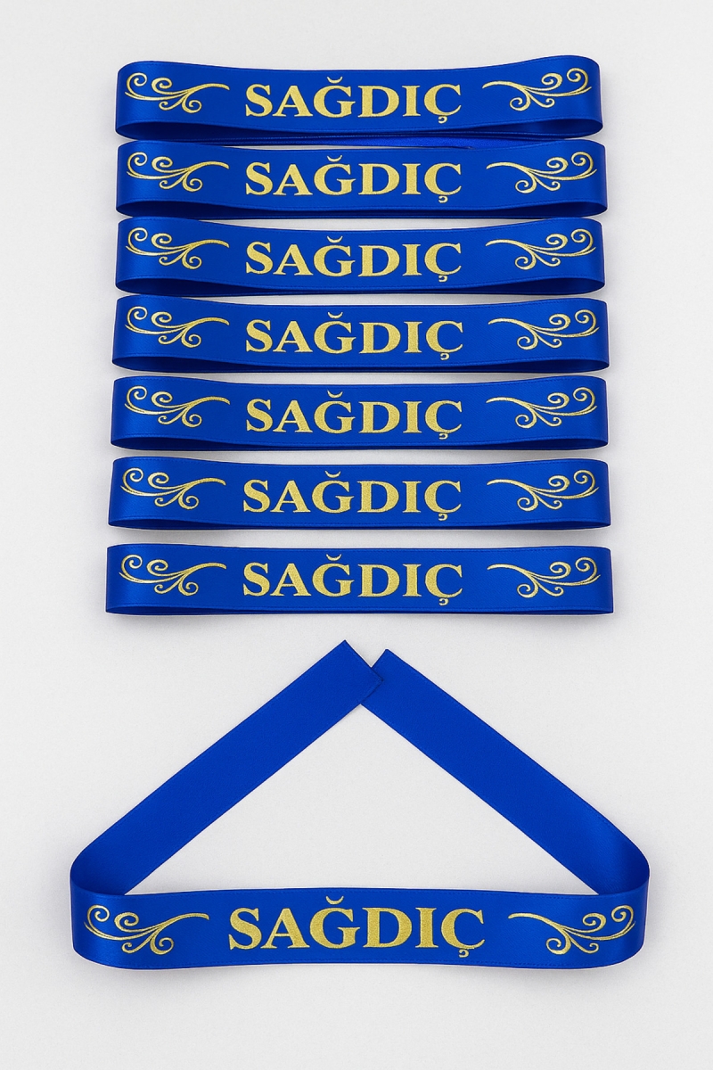 1 Adet Kolluk, Mavi Sağdıç Kol Kurdele Bileklik Bant, Düğün Bride Bekarlığa Veda Söz Kına Gecesi