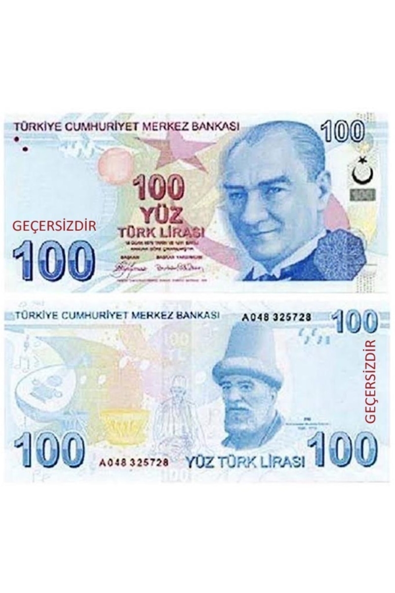 100 TL Düğün Oyun Parası Geçersiz