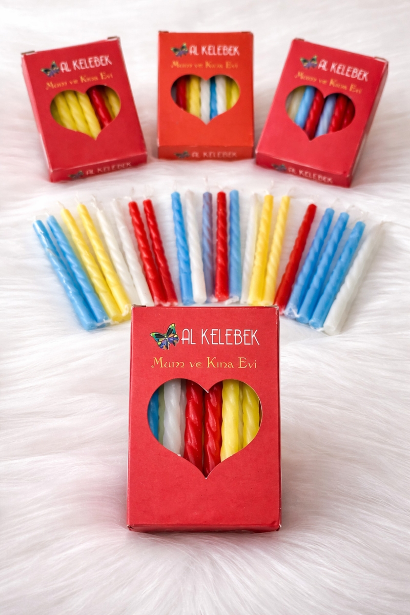 20 Adet Parti Mumu, Bride Kutlama Pasta Kına Gecesi Düğün Doğum Günü Özel Gün