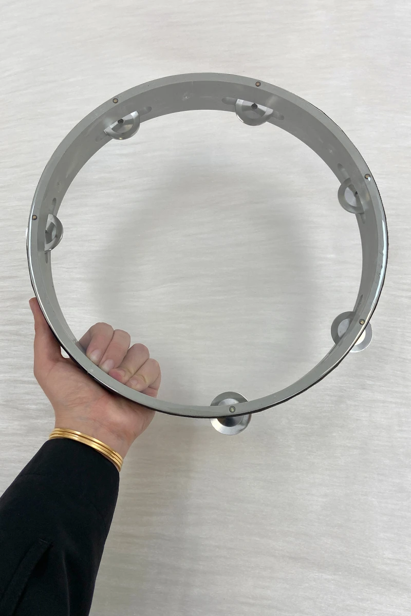 30 Cm Zilli Şeffaf Tef, Gelin Kına Gecesi Düğün Sünnet Nedime Parti Organizasyon Bride Def, 1 Adet