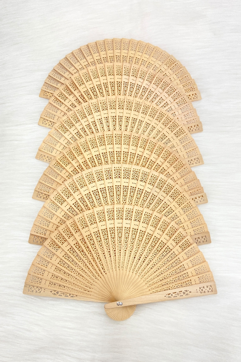 Bambu Oymalı Gelin Nedime Yelpazesi, Bride To Be Bekarlığa Veda Partisi Kına Hediye Yelpaze 6 Adet