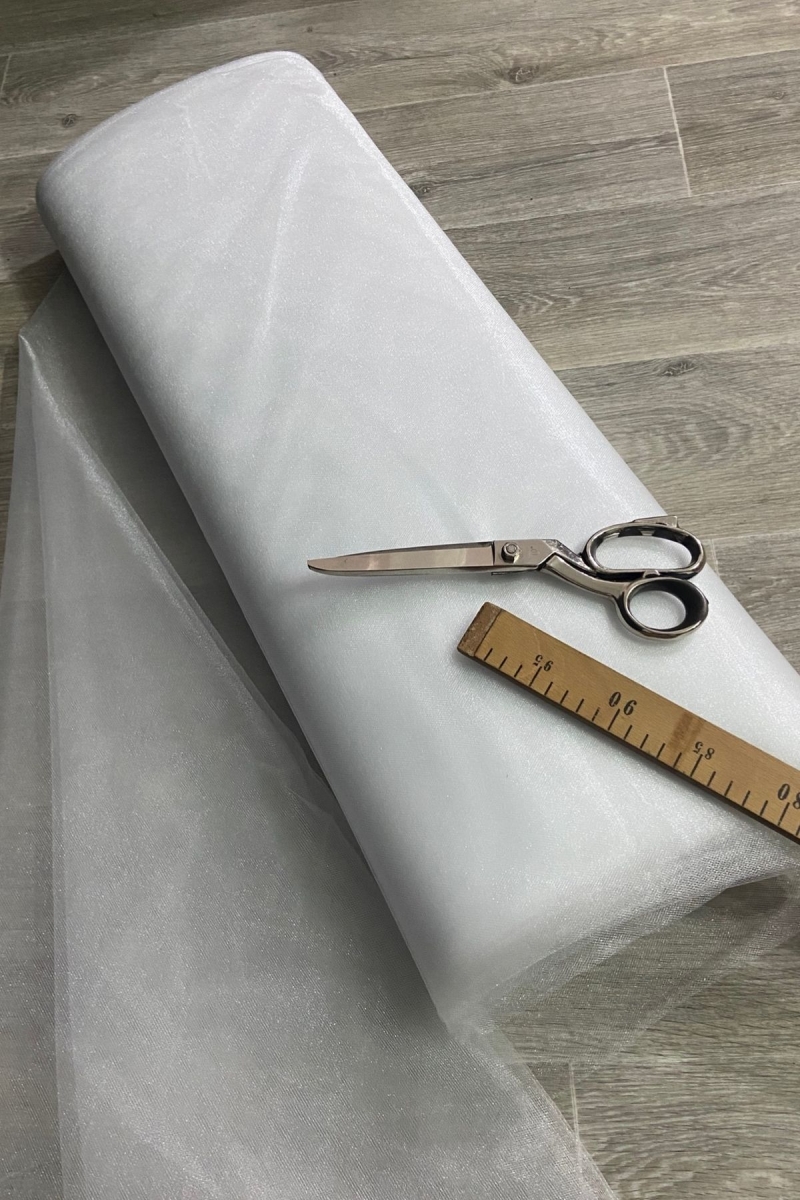 Beyaz Bohça Süsleme Tülü, Söz Nişan Çeyiz Kapı Doğum Günü Gelin Bride Parti Hediye Süsü, 100x300cm