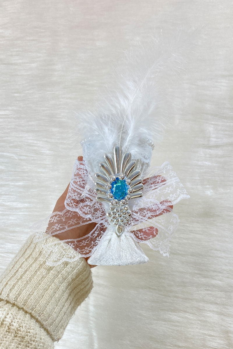 Beyaz Düğün Nikah Takı İçin İğnelik, Kına Gecesi Gelin Damat Söz Nişan Sünnet İğnedanlık