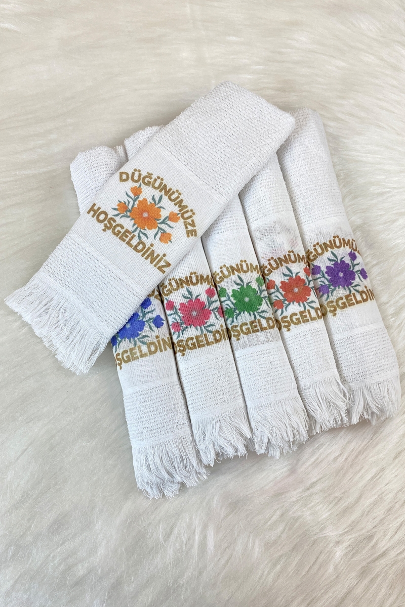 Düğün Gelin Damat Sünnet Konvoy Arabası Havlusu Süsü, 12 Adet