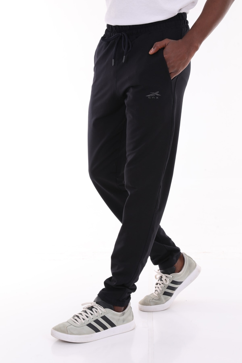 Erkek Lacivert Gizli Cep Detaylı Dar Paça Eşofman Altı