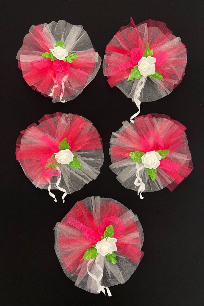 Fuşya Gelin Bohça Süsü, Damat Konvoy Arabası Valiz Bavul Çeyiz Düğün Nişan Söz Sünnet Süs 1 Adet