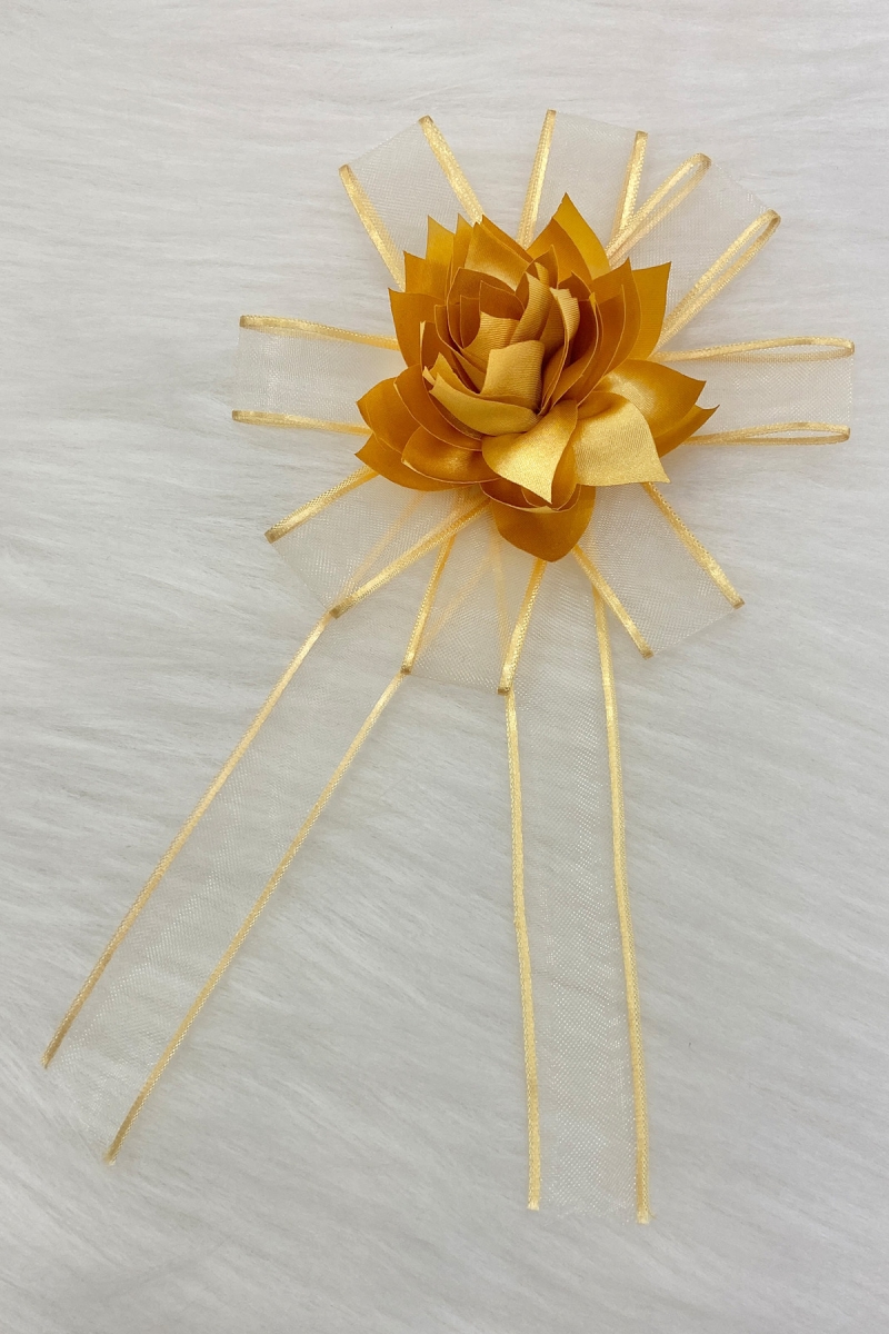 Gold Bohça Süsü, Gelin Damat Çeyiz Düğün Nişan Konvoy Gelin Arabası Sünnet Kına Süsü 1 Adet