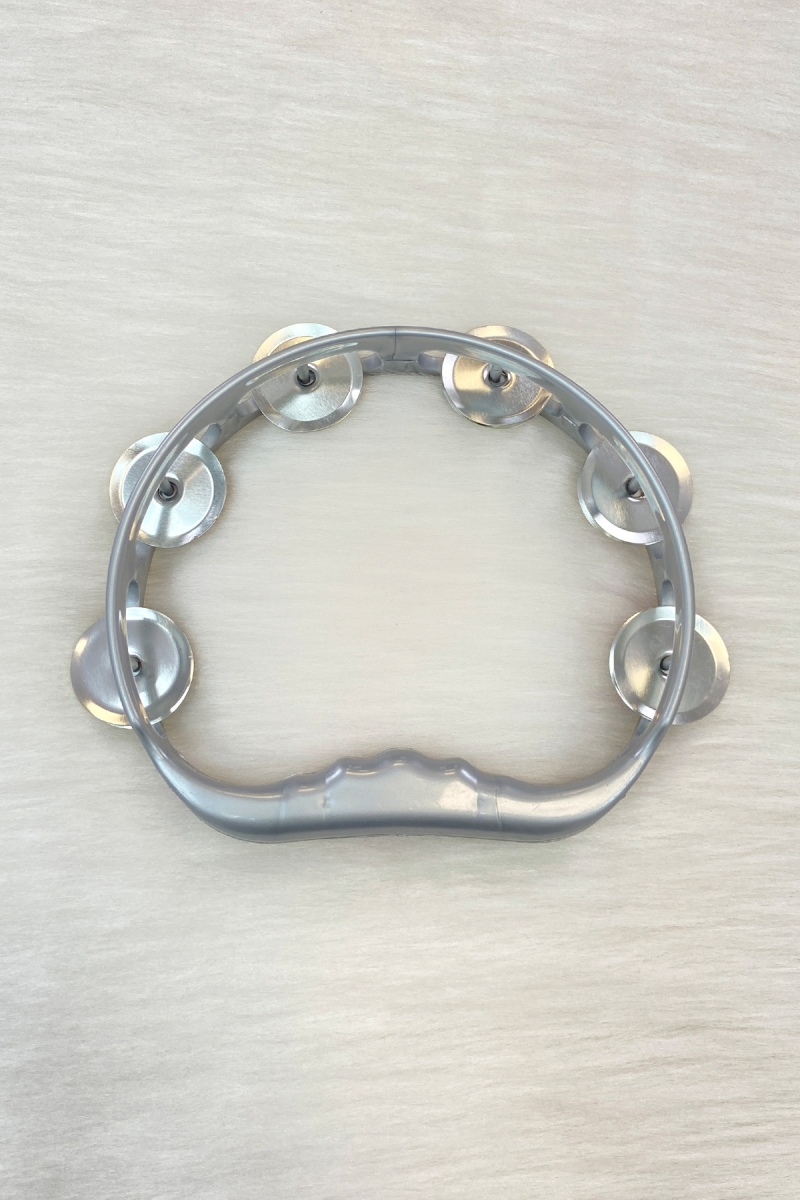 Gri Gelin Nedime Tefi Defi, Kına Gecesi Düğün Damat Sünnet Halay Metal Zilli Plastik Tef 1 Adet