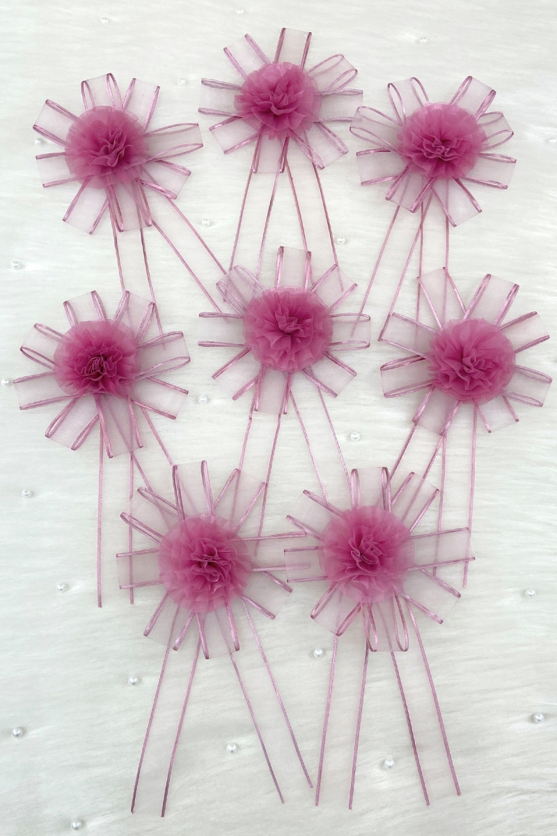 Gül Kurusu Bohça Süsü, Gelin Damat Çeyiz Düğün Nişan Konvoy Gelin Arabası Sünnet Kına Süsü 1 Adet