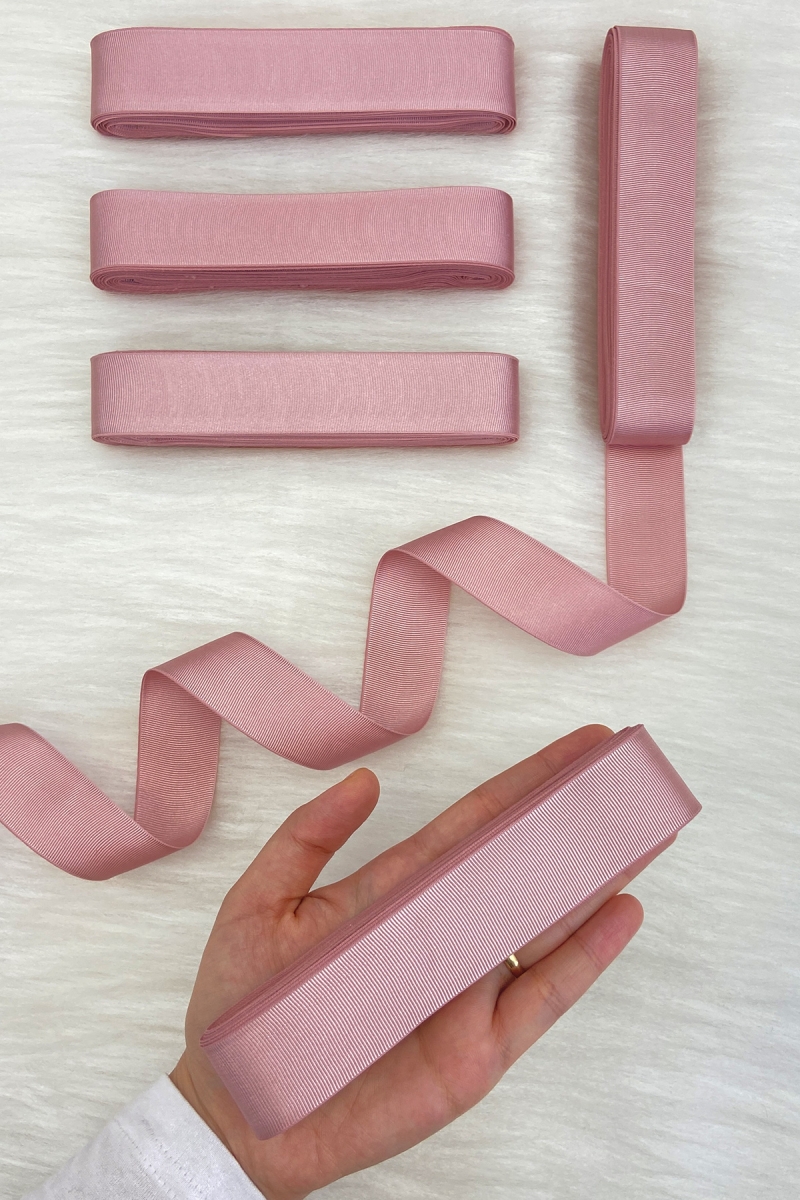 Gül Kurusu Grogren Kurdele 3 Cm 10 Mt, Bohça Çeyiz Düğün Sünnet Doğum Günü Hediye Paketleme Süsleme