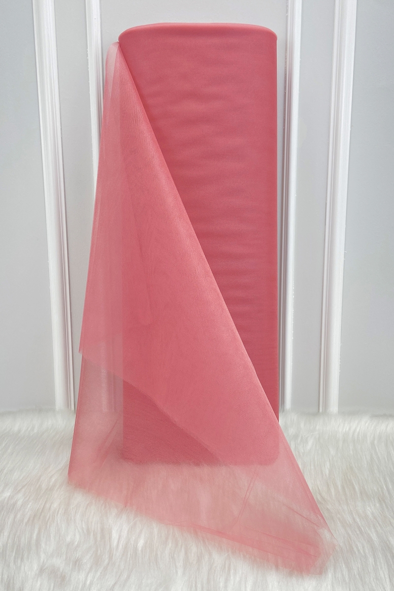 Gül Kurusu Süsleme Tülü, Bohça Çeyiz Gelin Damat Söz Nişan Nikah Kapı Konvoy Valiz Hediye 100x300cm