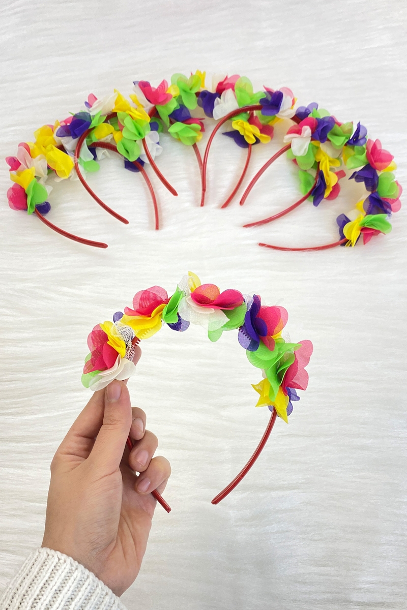 Karışık Renk Gelin Nedime Tacı Plastik Kına Gecesi, Bekarlığa Veda Partisi, Bride, Düğün, Sünnet