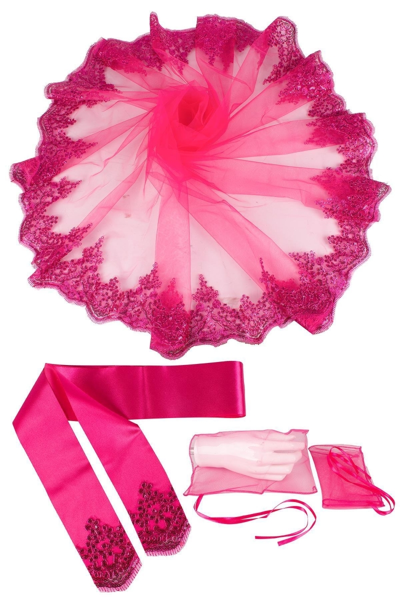 Kına Örtüsü Tel Kırma Duvak 3'lü Set