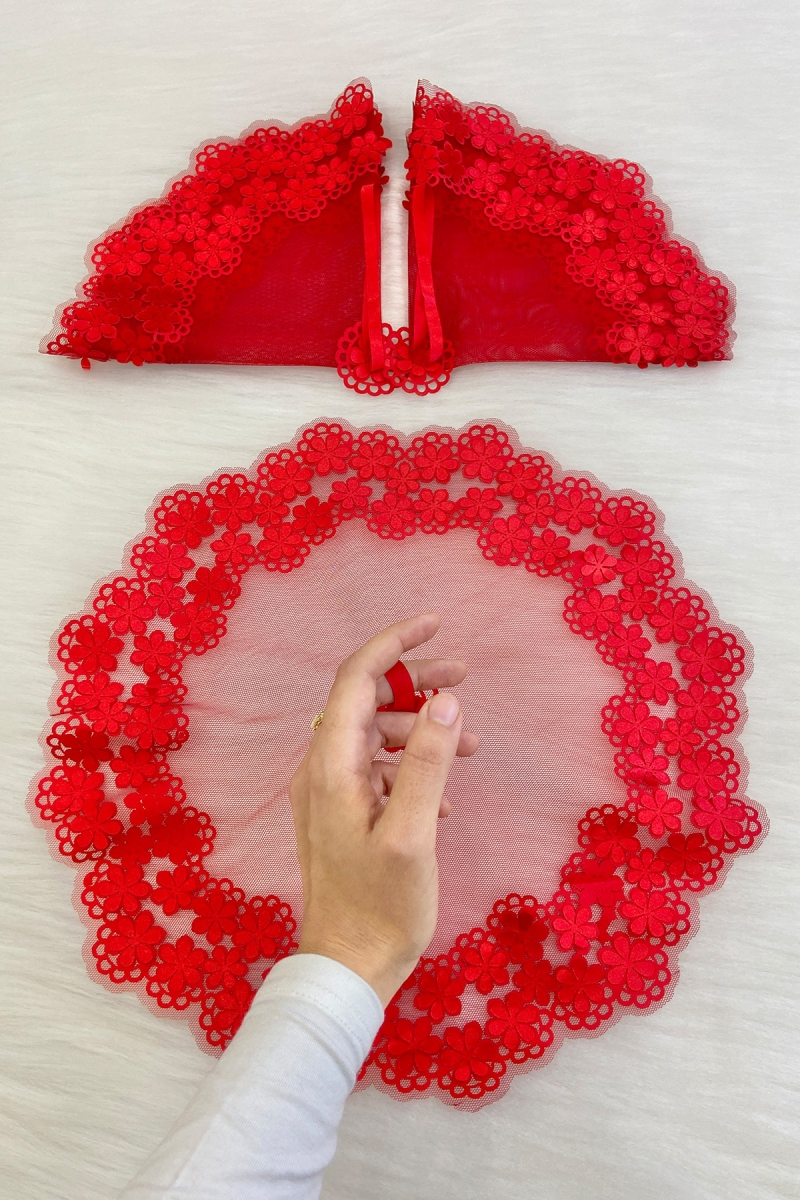 Kırmızı Gelin Damat Mendili, Düğün Halay Nedime Söz Nişan Kına Sünnet Bride To Be Mendil