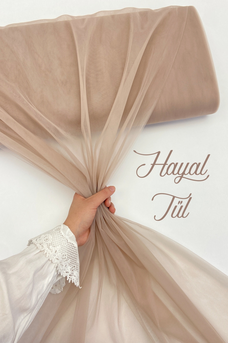 Vizon Hayal Tül, Nişan Çeyiz Bohça Kapı Doğum Günü Parti Süsleme, Gelin Abiye Türban 100x300cm