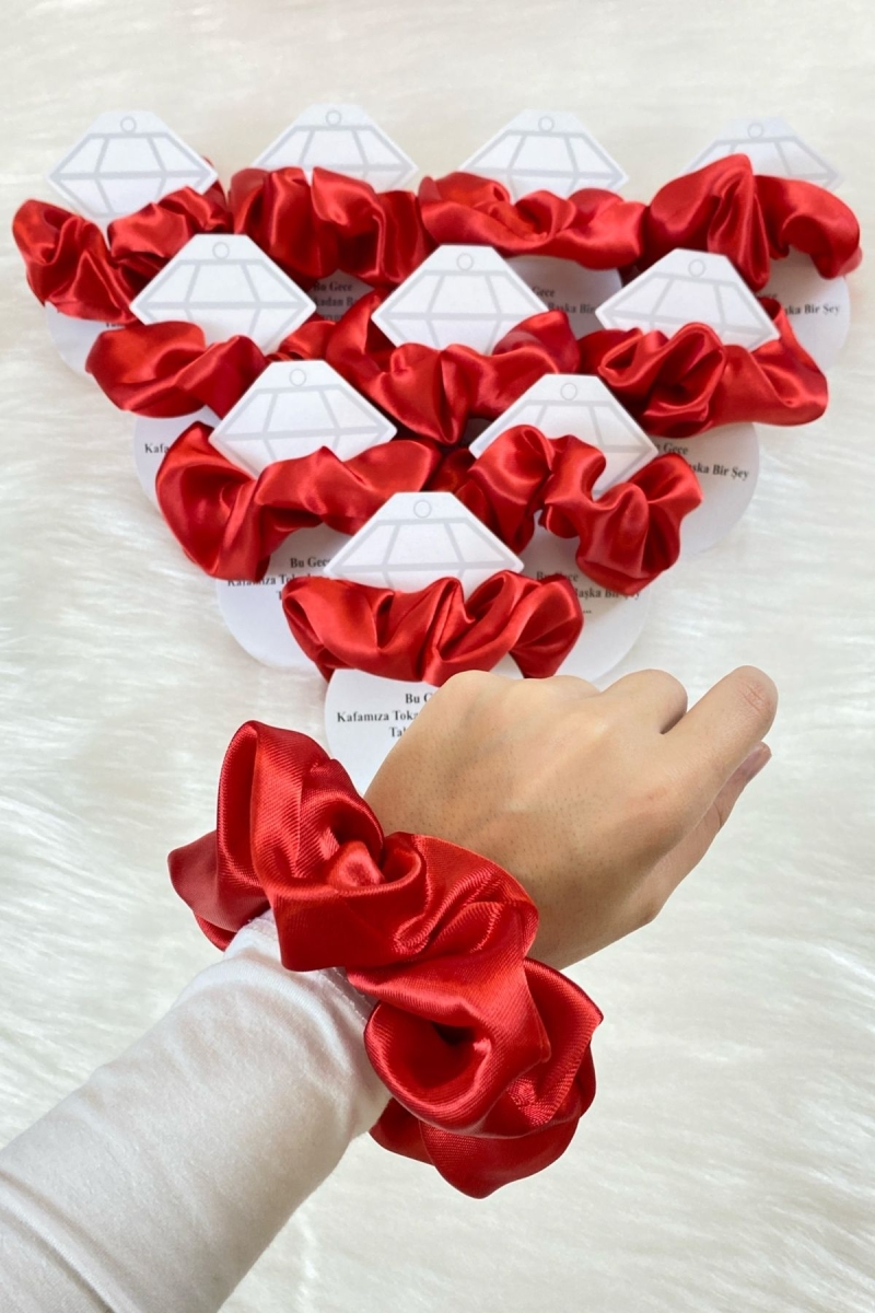 Kırmızı Hediyelik Toka, Kına Gecesi Nedime Bride Bekarlığa Veda Parti Nişan Düğün Sünnet, 10 Adet