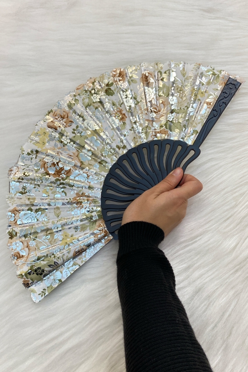 Krem Gelin Nedime Yelpazesi, Bride To Be Bekarlığa Veda Partisi Kına Sünnet Hediye Yelpaze 1 Adet