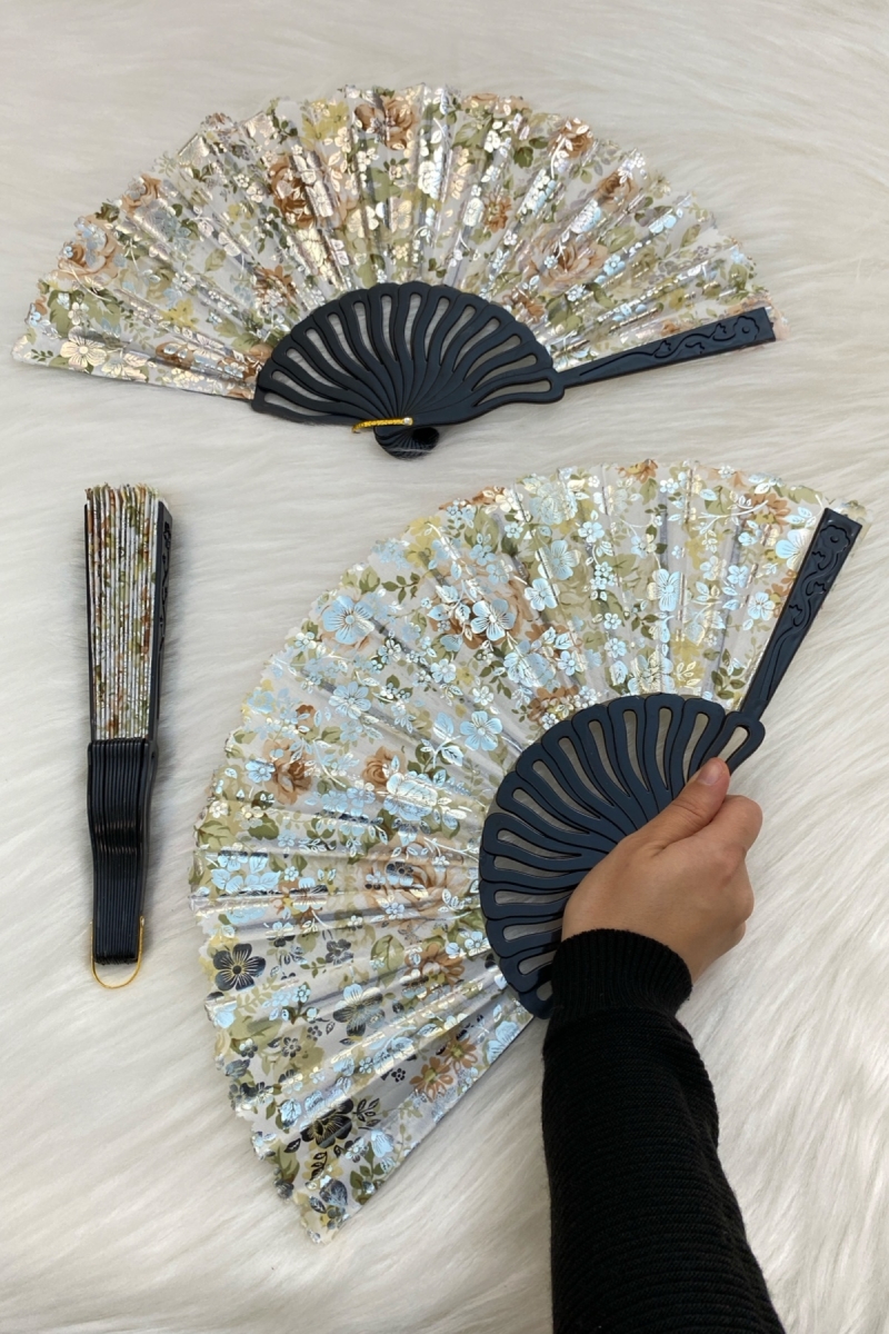 Krem Gelin Nedime Yelpazesi, Bride To Be Bekarlığa Veda Partisi Kına Sünnet Hediye Yelpaze 6 Adet