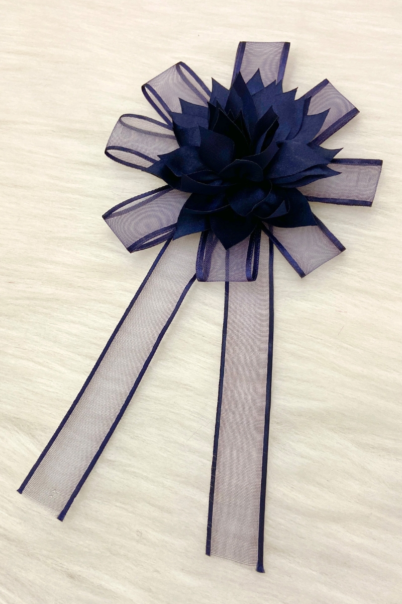 Lacivert Bohça Süsü, Gelin Damat Çeyiz Düğün Nişan Konvoy Gelin Arabası Sünnet Kına Süsü 1 Adet