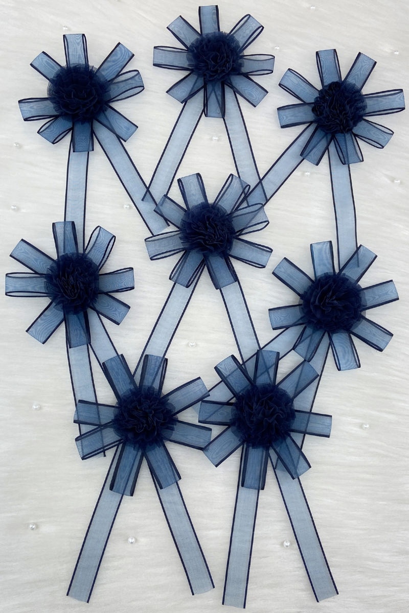 Lacivert Bohça Süsü, Gelin Damat Çeyiz Düğün Nişan Konvoy Gelin Arabası Sünnet Kına Süsü 1 Adet