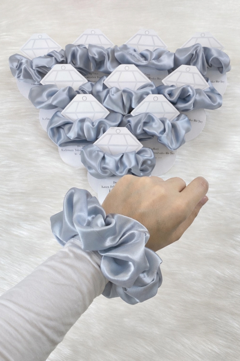 Gri Hediyelik Toka, 10 Adet, Kına Gecesi Nedime Bride Bekarlığa Veda Parti Nişan Düğün Sünnet