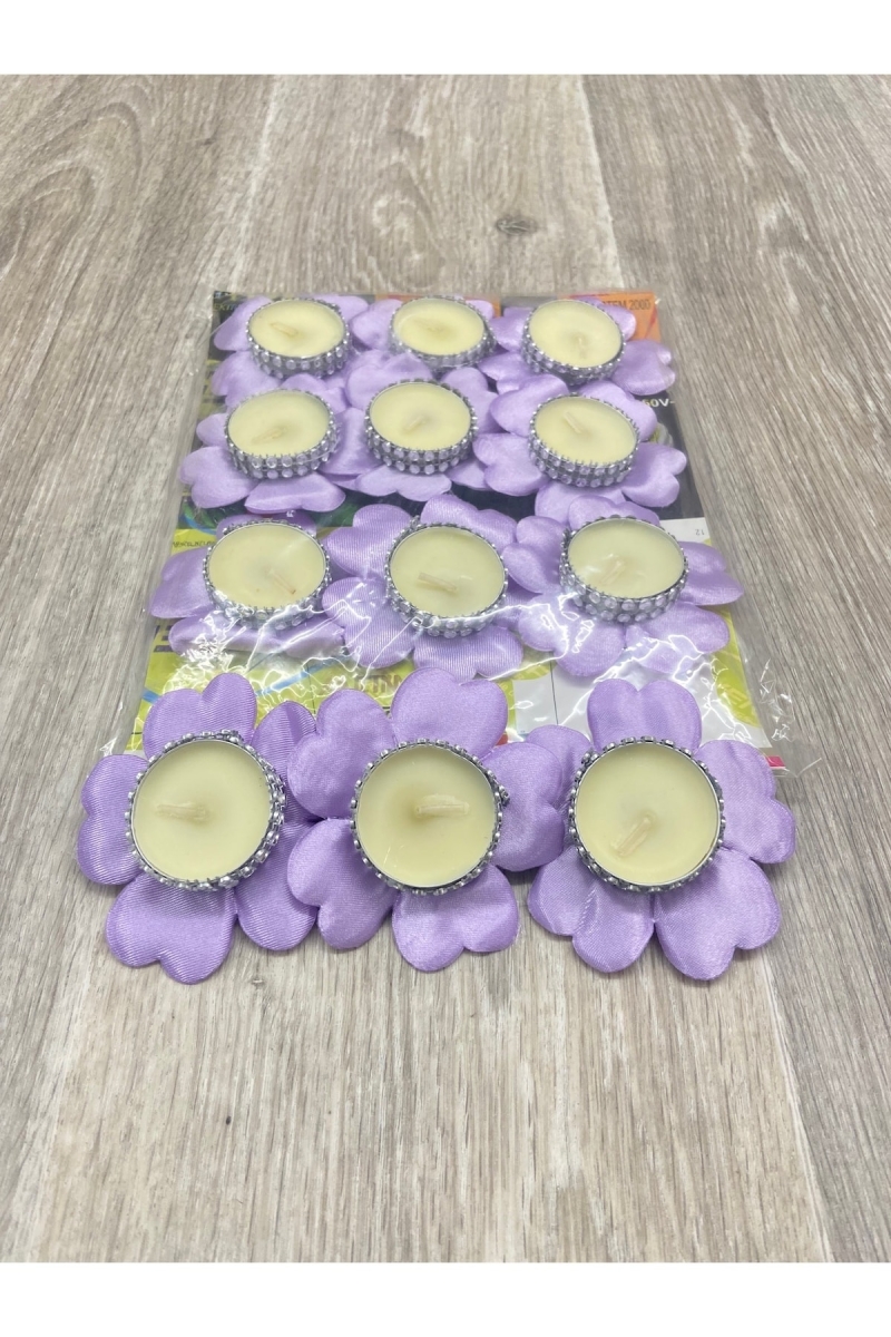 Lila Nedime El Mumu 12 Adet Kına Aksesuarı