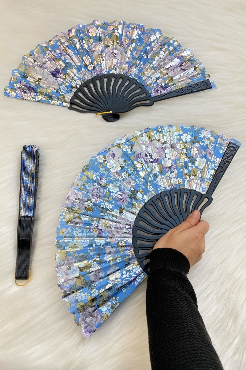 Mavi Gelin Nedime Yelpazesi, Bride To Be Bekarlığa Veda Partisi Kına Sünnet Hediye Yelpaze 6 Adet