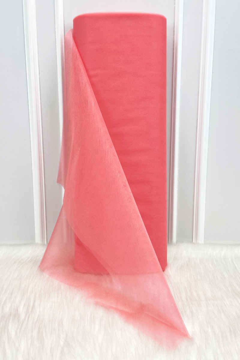 Mercan Süsleme Tülü, Bohça Çeyiz Gelin Damat Söz Nişan Nikah Kapı Konvoy Valiz Hediye Süsü 100x300cm