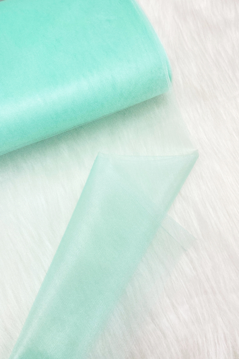 Mint Yeşili Bohça Süsleme Tülü, Nişan Bohça Süsü, Kapı Doğum Günü Parti Süsleme Tülü, 100x300cm