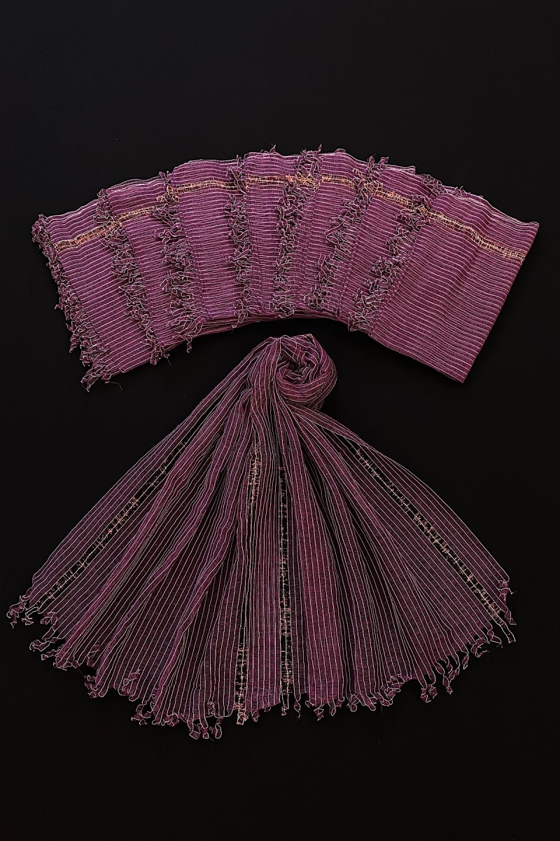 Mürdüm Nedime Şal, Konvoy Süsü, Kına Süsü, Hediyelik Dağıtmalık Fular 10 Adet