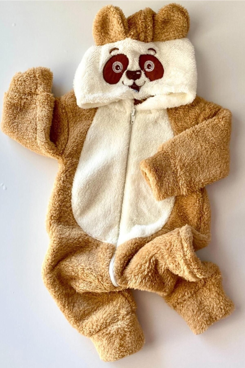 Peluşlu Welsoft Panda Tulum