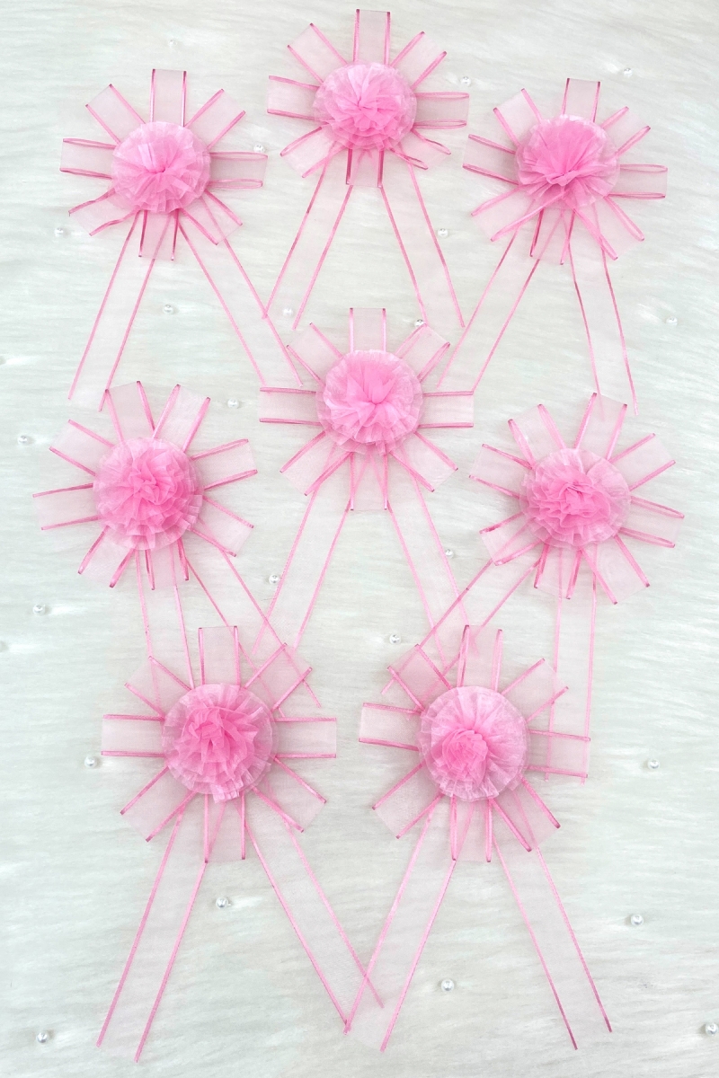 Pembe Bohça Süsü, Gelin Damat Çeyiz Düğün Nişan Konvoy Gelin Arabası Sünnet Kına Süsü 1 Adet