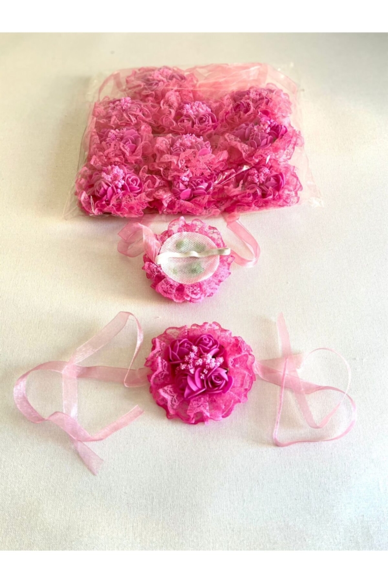 Pembe Nedime Bileklik 12 Li Paket