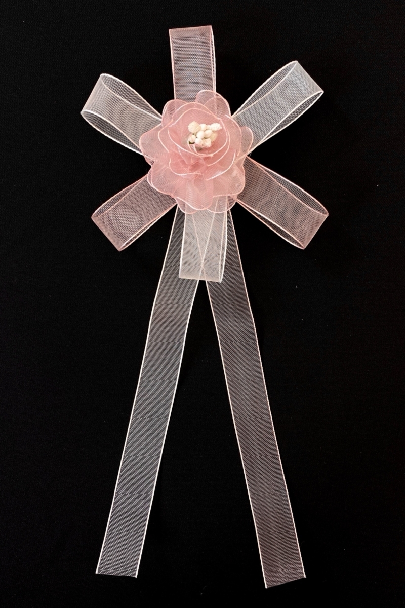 Pudra Beyaz Bohça Süsü, Gelin Damat Çeyiz Düğün Nişan Konvoy Gelin Arabası Sünnet Kına Süsü 1 Adet