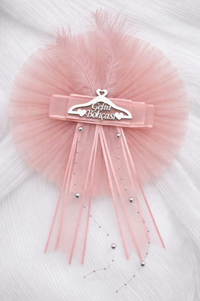 Pudra Gelin Bohçası Süsü, 5 Adet Pleksili, Gelin Çeyiz Düğün Nişan Hediye Konvoy Valiz Bavul Kına