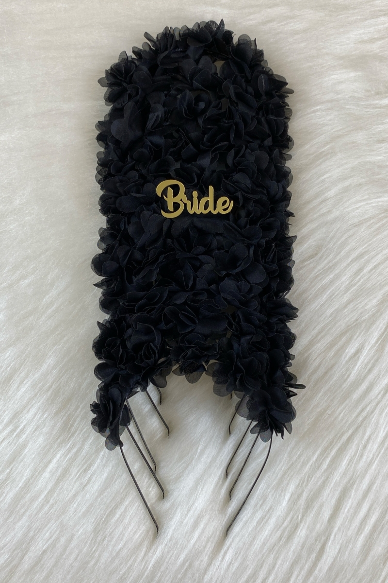 Siyah Gelin Nedime Tacı ( Metal ), Kına Gecesi, Bekarlığa Veda Partisi, Bride To Be, Düğün