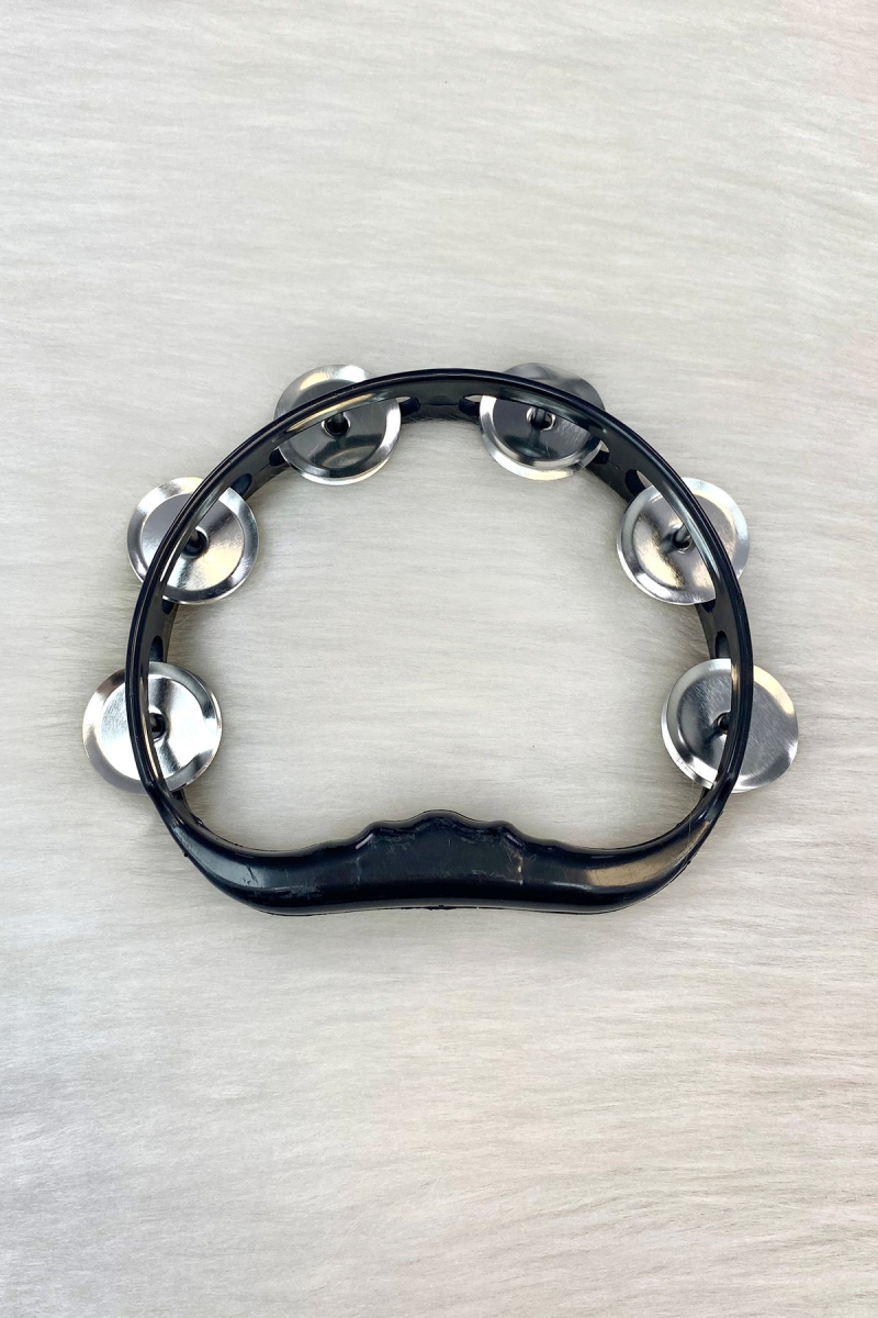 Siyah Gelin Nedime Tefi Defi, Kına Gecesi Düğün Damat Sünnet Halay Metal Zilli Plastik Tef 1 Adet