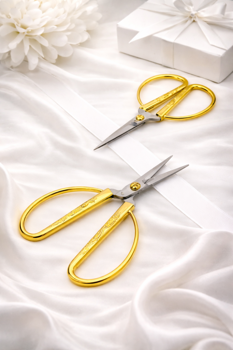 Söz Nişan Makas Gold, Kurdele Açılış Özel Gün Merasim Dikiş Nakış Makası