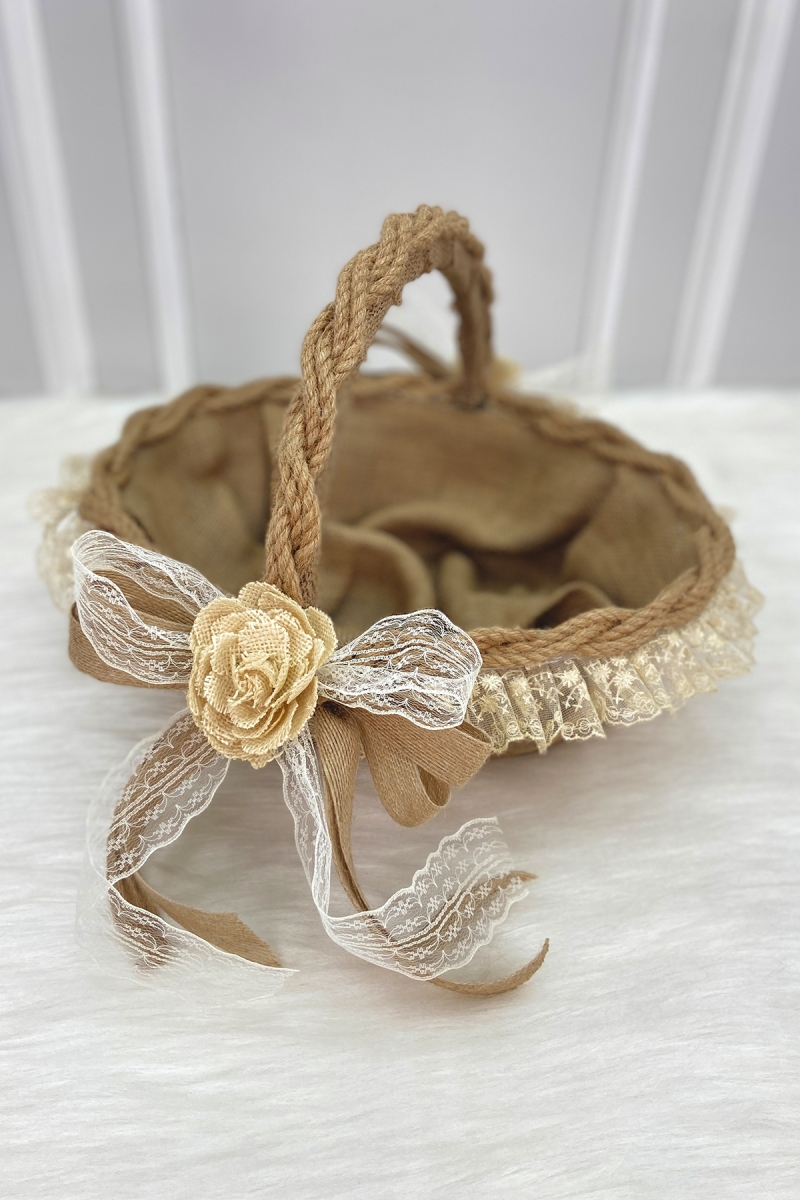 Söz Nişan Nikah Kına Gelin Sepeti, Düğün Bride Bekarlığa Veda Hediyelik Dekoratif Hasır Gül Jüt