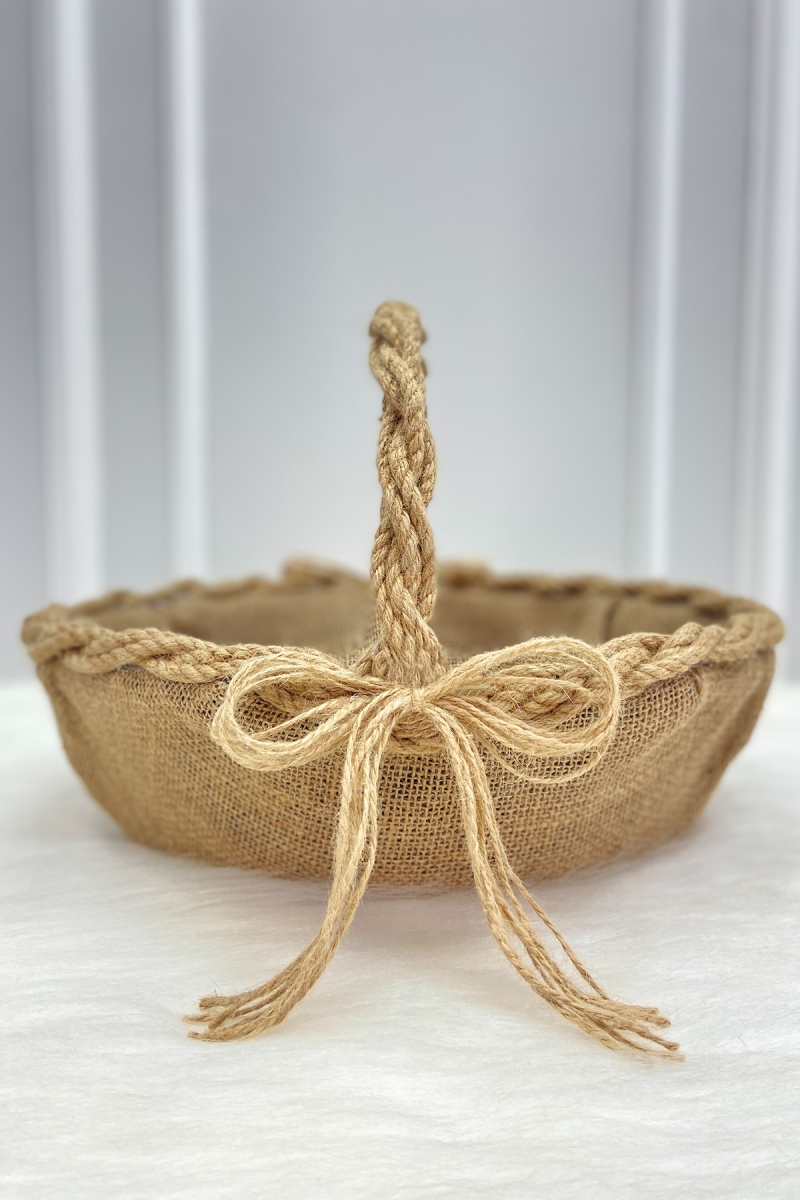 Söz Nişan Nikah Kına Gelin Sepeti, Düğün Bride Bekarlığa Veda Hediyelik Dekoratif Hasır Örgü Jüt