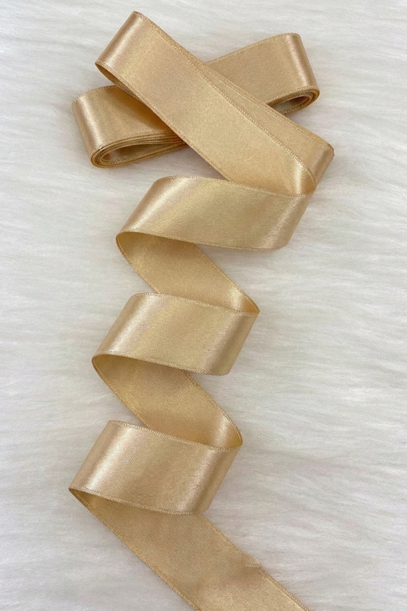 4 Cm Vizon Çift Taraflı Saten Kurdele 10 Metre, Bohça Çeyiz Özel Gün Hediye Süsleme Kurdelesi