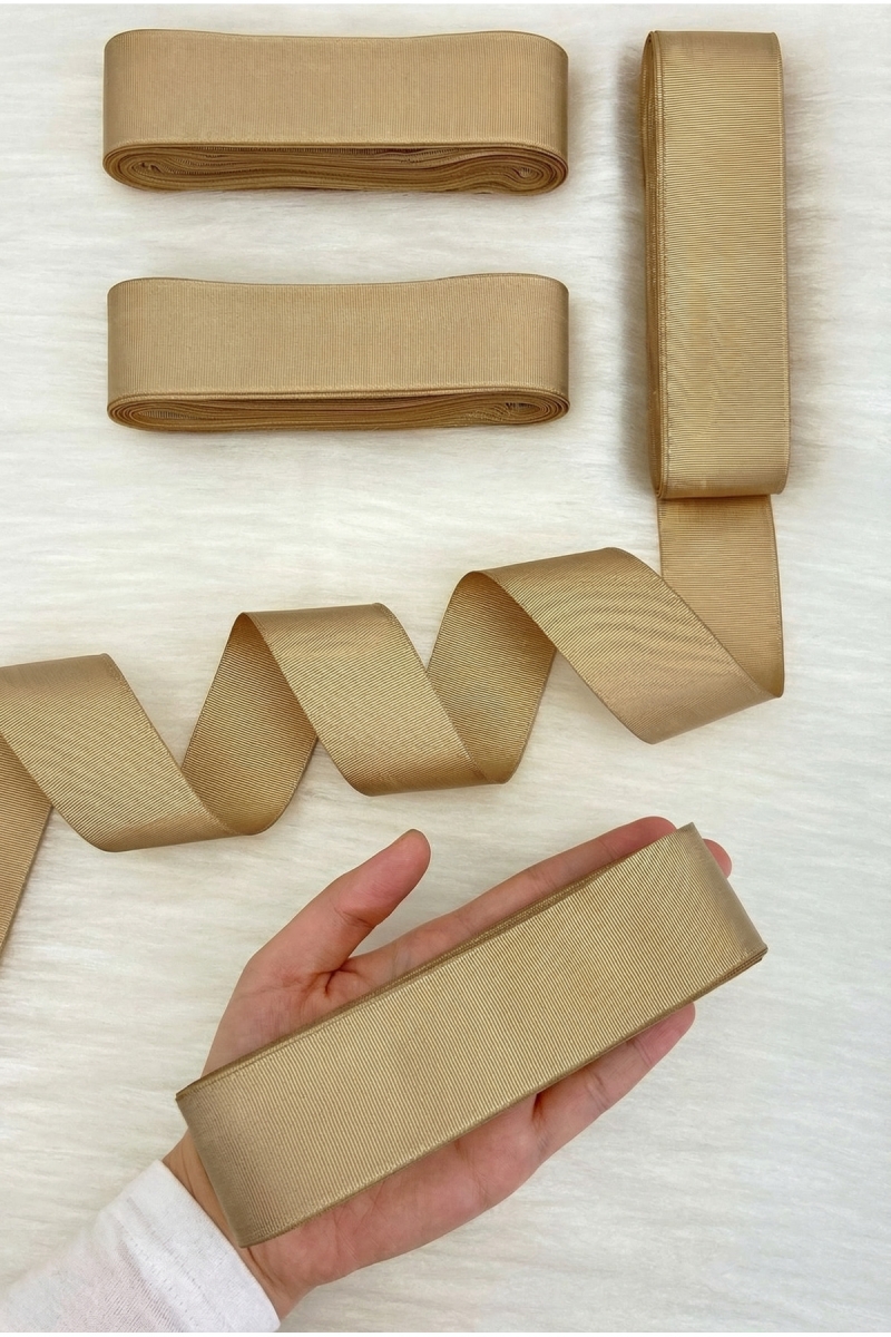 Vizon Grogren Kurdele 4 Cm 10 Mt, Bohça Çeyiz Düğün Nişan Doğum Günü Hediye Paketleme Süsleme