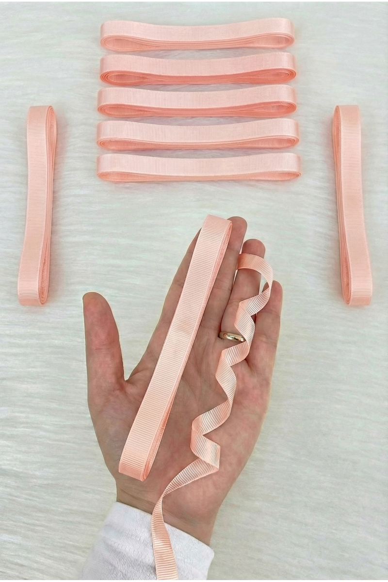 Yavru Ağzı Grogren Kurdele 1 Cm 10 Metre, Bohça Çeyiz Nikah Nişan Özel Gün Hediye Paketleme Süsleme