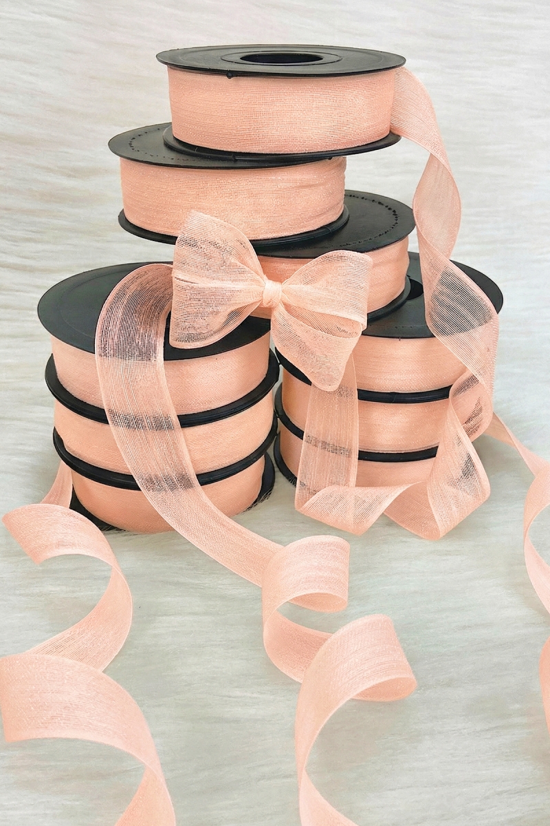 Yavru Ağzı Keten Nopeli Kurdele 2,5 Cm 20 Metre, Bohça Çeyiz Özel Gün Hediye Süsleme Kurdelesi