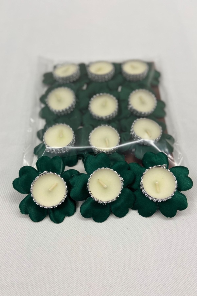 Zümrüt Nedime El Mumu, 12 Adet, Düğün, Kına Gecesi, Kına Mumu, Bride, Sünnet, Bekarlığa Veda