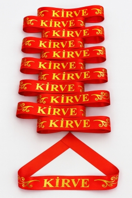 1 Adet Kolluk, Kırmızı Kirve Kol Kurdele Bileklik Bant, Düğün Bride Bekarlığa Veda Söz Kına Sünnet