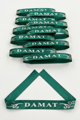 1 Adet Yeşil Gümüş Damat Kol Kurdele Bant Ve Bileklik Nedime Düğün Kına Gecesi Bride Bekarlığa Veda