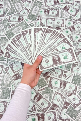 1 Dolar Düğün Oyun Eğlence Parası Sahte Geçersiz Şaka Parası 1 Deste